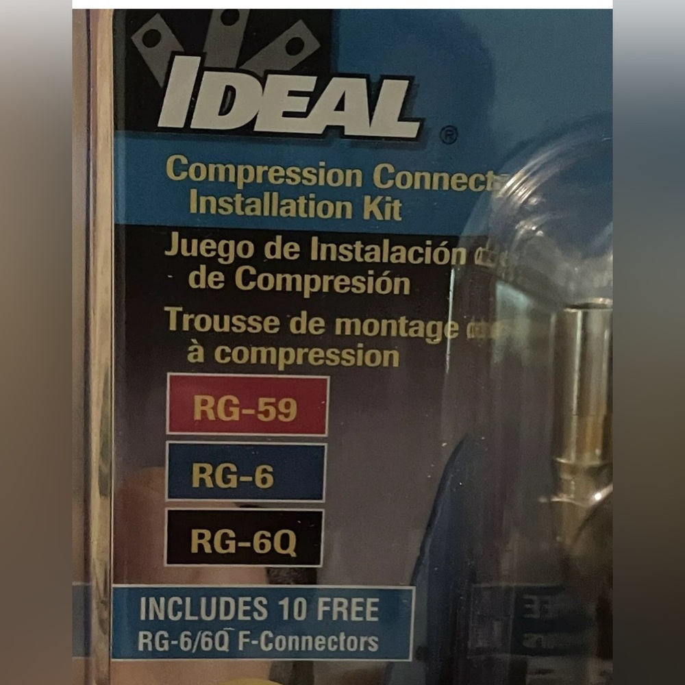 IDEAL 33-622t Compression Connector Installation Kit w/ Data T-Cutter NEW - Picture 10 of 12